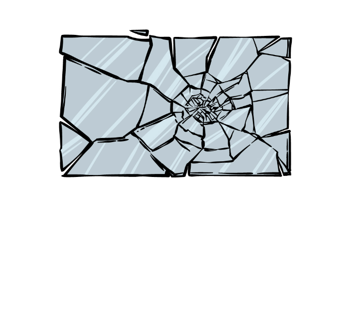 How To Draw Broken Glass